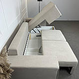 Кутовий новий диван в тканині єврокнижка, фото 6