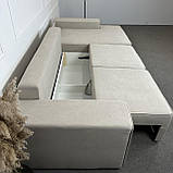 Кутовий новий диван в тканині єврокнижка, фото 7