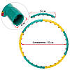Масажний складний обруч Hula Hoop COLOR BALL, хула хуп, 6 секцій для схуднення, 3008, фото 11