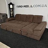 Тканинний новий розкладний диван, фото 2
