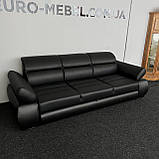 Диван прямий натуральна шкіра Бестселер, фото 3