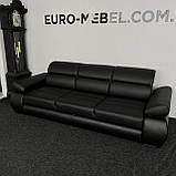 Диван прямий натуральна шкіра Бестселер, фото 6