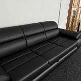 Диван прямий натуральна шкіра Бестселер, фото 7