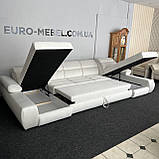 Новий диван п-подібної форми в тканині з Європи, фото 8