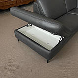 Новий шкіряний розкладний диван, фото 8