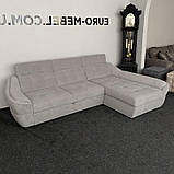 Розкладний диван кутовий диван в тканині, фото 4