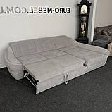Розкладний диван кутовий диван в тканині, фото 6