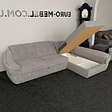 Розкладний диван кутовий диван в тканині, фото 7