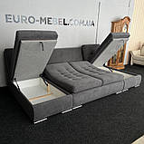 Розкладний диван з нішею п-подбної форми, фото 4
