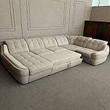 Новий диван п-подібний в тканині, фото 3