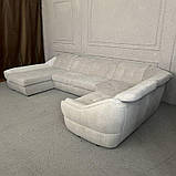 Новий диван п-подібний в тканині, фото 4
