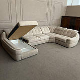 Новий диван п-подібний в тканині, фото 6