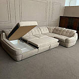 Новий диван п-подібний в тканині, фото 7