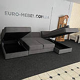 Новий диван з Європи п-подібної форми в тканині, фото 4