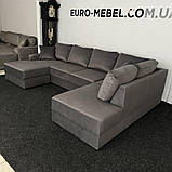 Новий диван з Європи п-подібної форми в тканині, фото 5