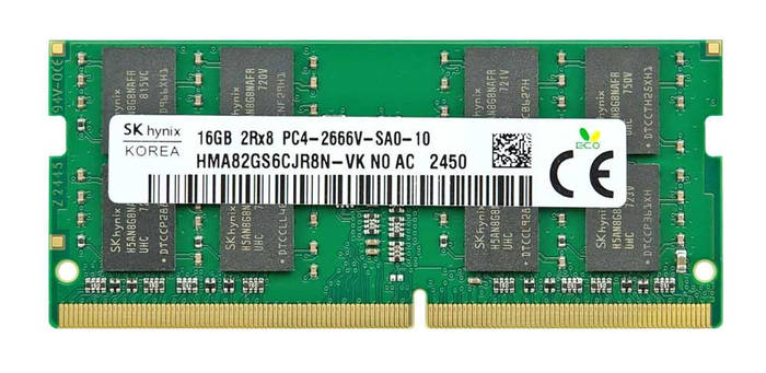 Оперативная память для ноутбука DDR4-2666 16GB PC4-21300 SK hynix