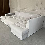 Розкладний диван п-подібний в тканині, фото 6