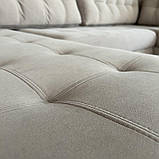 Розкладний диван п-подібний в тканині, фото 9