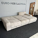 Новий розкладний диван в тканини з нішею, фото 3