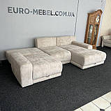 Новий розкладний диван в тканини з нішею, фото 7