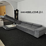 Великий кутовий диван в тканині, фото 7