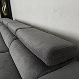 Великий кутовий диван в тканині, фото 8
