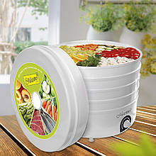 Сушарка електрична Maestro MR-766, 5 лотків, Білий (235)