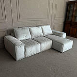 Кутовий диван в тканині новий розкладний диван, фото 2