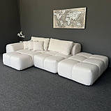 Новий модельний диван з пуфом, фото 2