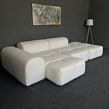 Новий модельний диван з пуфом, фото 4