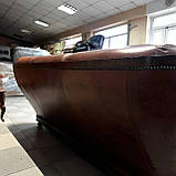 Прямий шкіряний диван б/в Голандія, фото 10