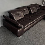 Шкіряний розкладний диван Німеччина натуральна шкіра, фото 9