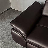 Шкіряний розкладний диван Німеччина натуральна шкіра, фото 10