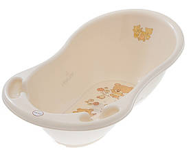 Ванна дитяча зі зливом Teddy Bear 86 см beige