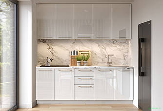 Модульна кухня Глорі 2,0 білий/білий глянець Миро Марк