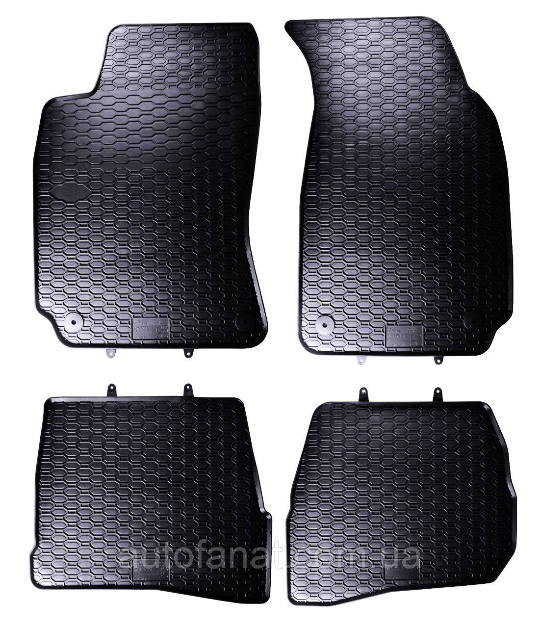 Килимки Volkswagen Passat B5 1996-2005, в салон гумові 4шт. Geyer & Hosaja Польща (817/4C)