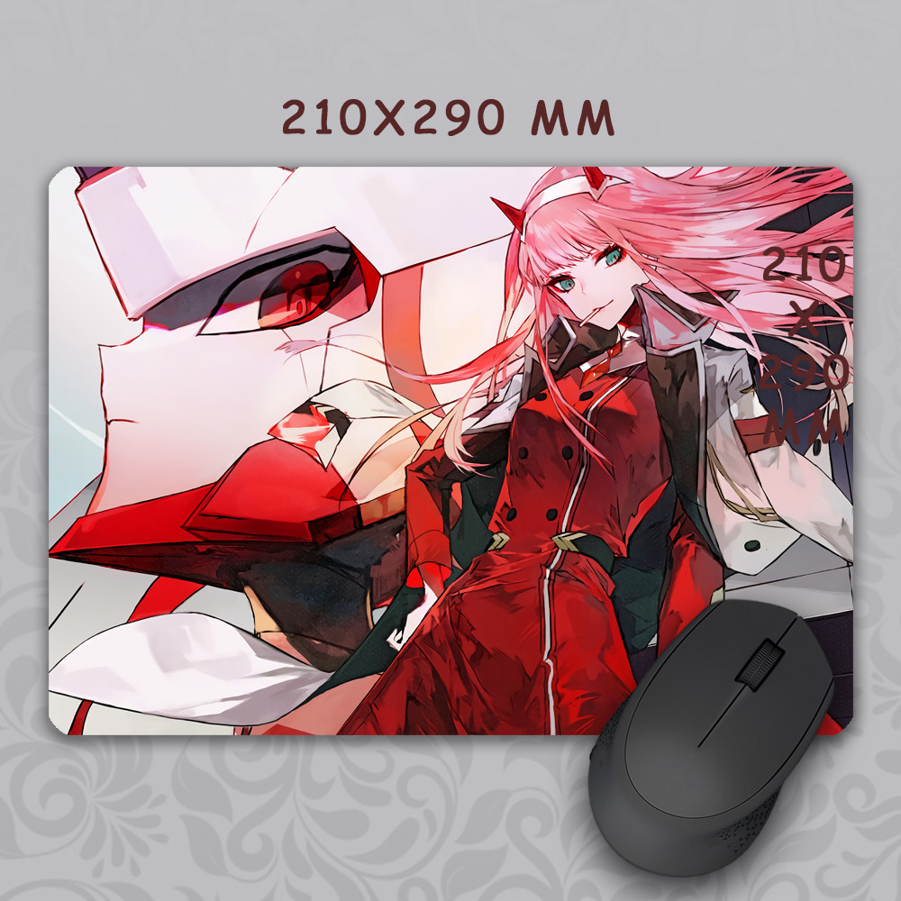 Килимок для миші 210x290 мм Darling in the FranXX / Милий у Франксі
