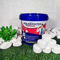 Химия для бассейна Шок быстрый хлор AquaDoctor C 60Т в таблетках по 20 г 0.9 кг