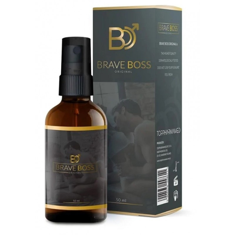 Спрей-пролонгатор для чоловіків BRAVE BOSS Original spray, 50 мл