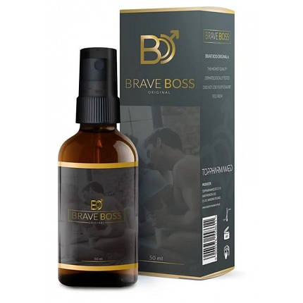 Спрей-пролонгатор для чоловіків BRAVE BOSS Original spray, 50 мл, фото 1