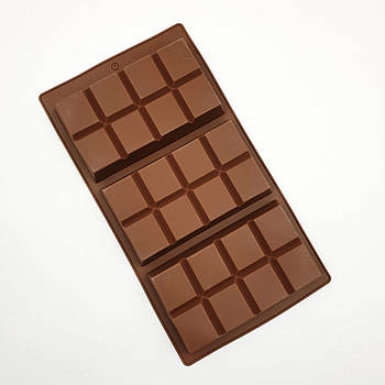 Силіконова форма Дубайська шоколадка — 3 шт.