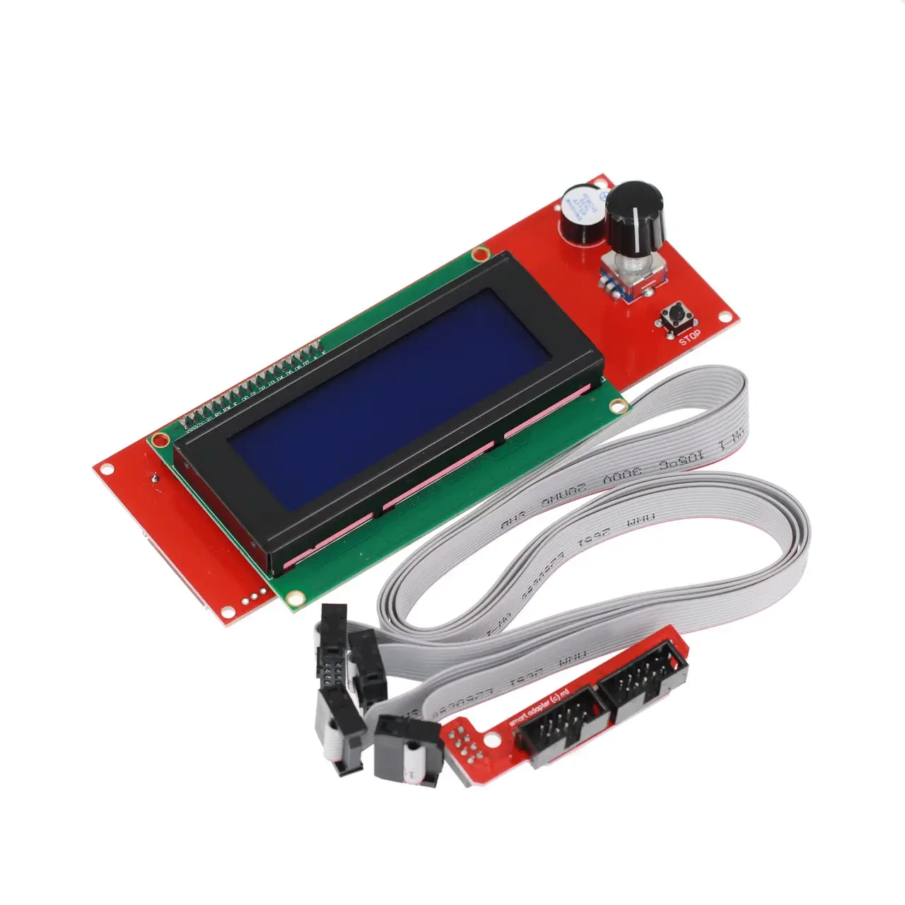 Панель керування з 2004 РК-дисплеєм і адаптером Smart Adapter для RAMPS 1.4, (ЧПУ, 3D принтер), фото 1