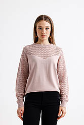 Молодіжна кофта трикотажна з ажурним візерунком, кольори в асортименті розмір 42-48