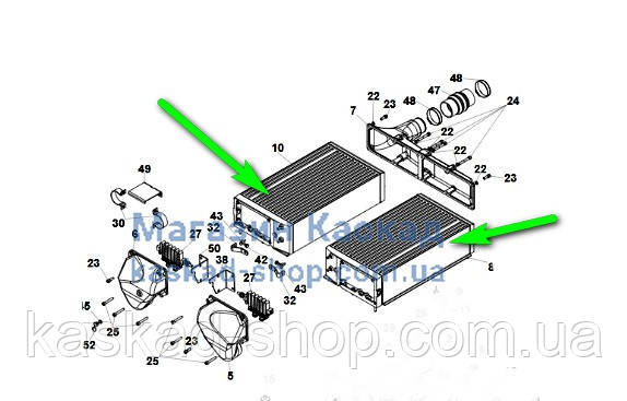 2076010234 Радіатор (інтеркулер) проміжний лівий TATRA EURO.