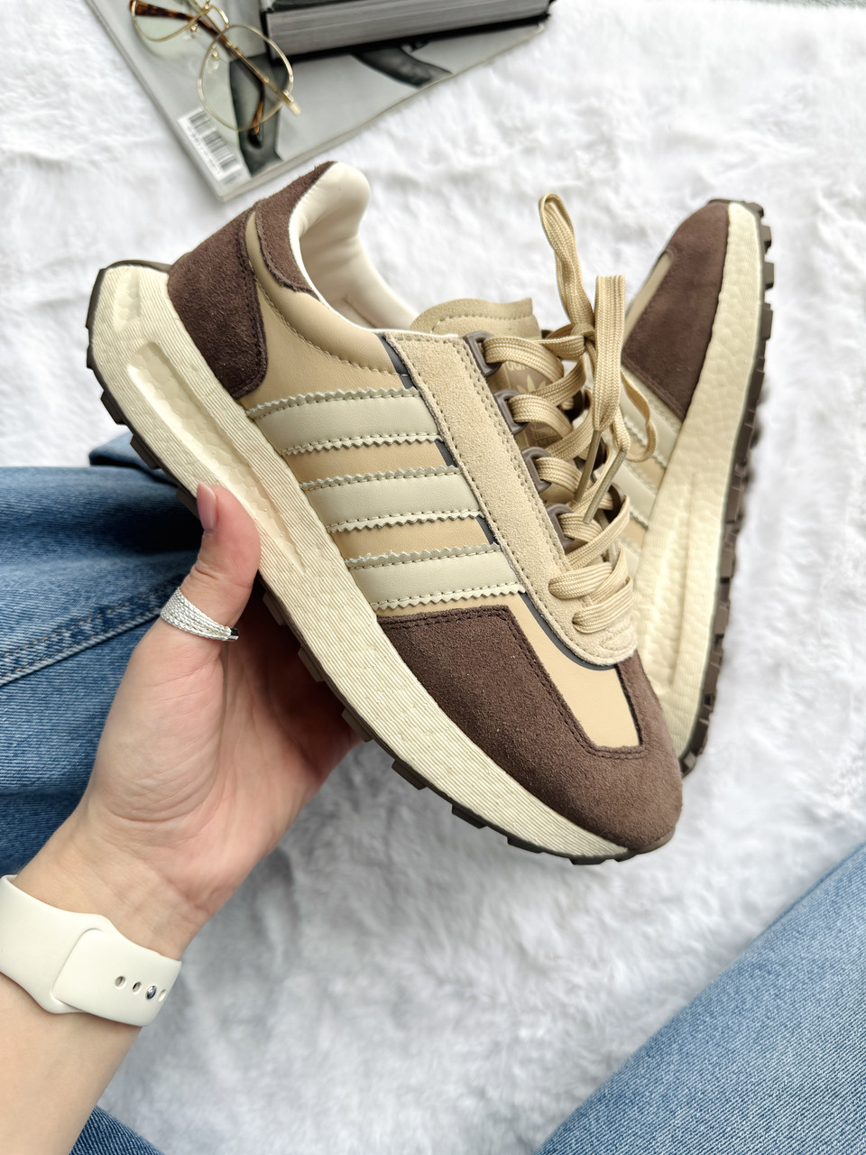 Кросівки Adidas Retropy E5 Beige Brown / Адідас Ретропи Е5