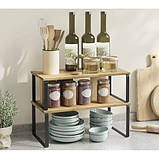 Універсальний комплект кухонних поличок 2 штуки Ruhhy 25661 Польща, фото 7