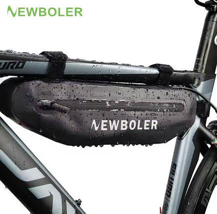 Довга велосумка Newboler під раму велосипеда, не промокна, фото 1