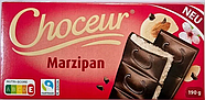 Шоколад Choceur Чорний з Марципаном 190 г Німеччина, фото 2