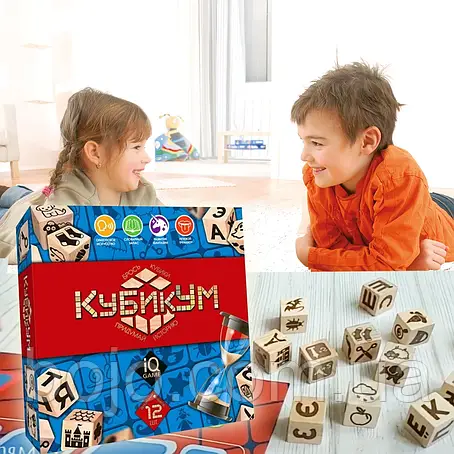 Настільна розвиваюча гра КубікУм Danko toys, рос. (IGR24), фото 1