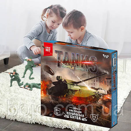 Настільна гра Danks Toys Tanks Battle Royale для 2-4 чоловік, укр. (IGR24), фото 1